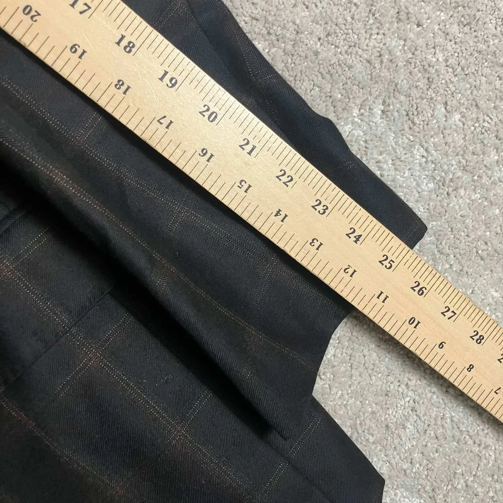 Brooks Brothers Golden Fleece Blazer Mens XL 46 Black Windowpane Double Breasted